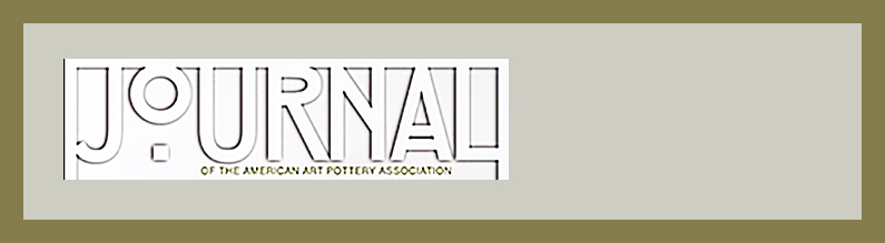 Journal of American Art Pottery Association profiles Emerging from the Shadows